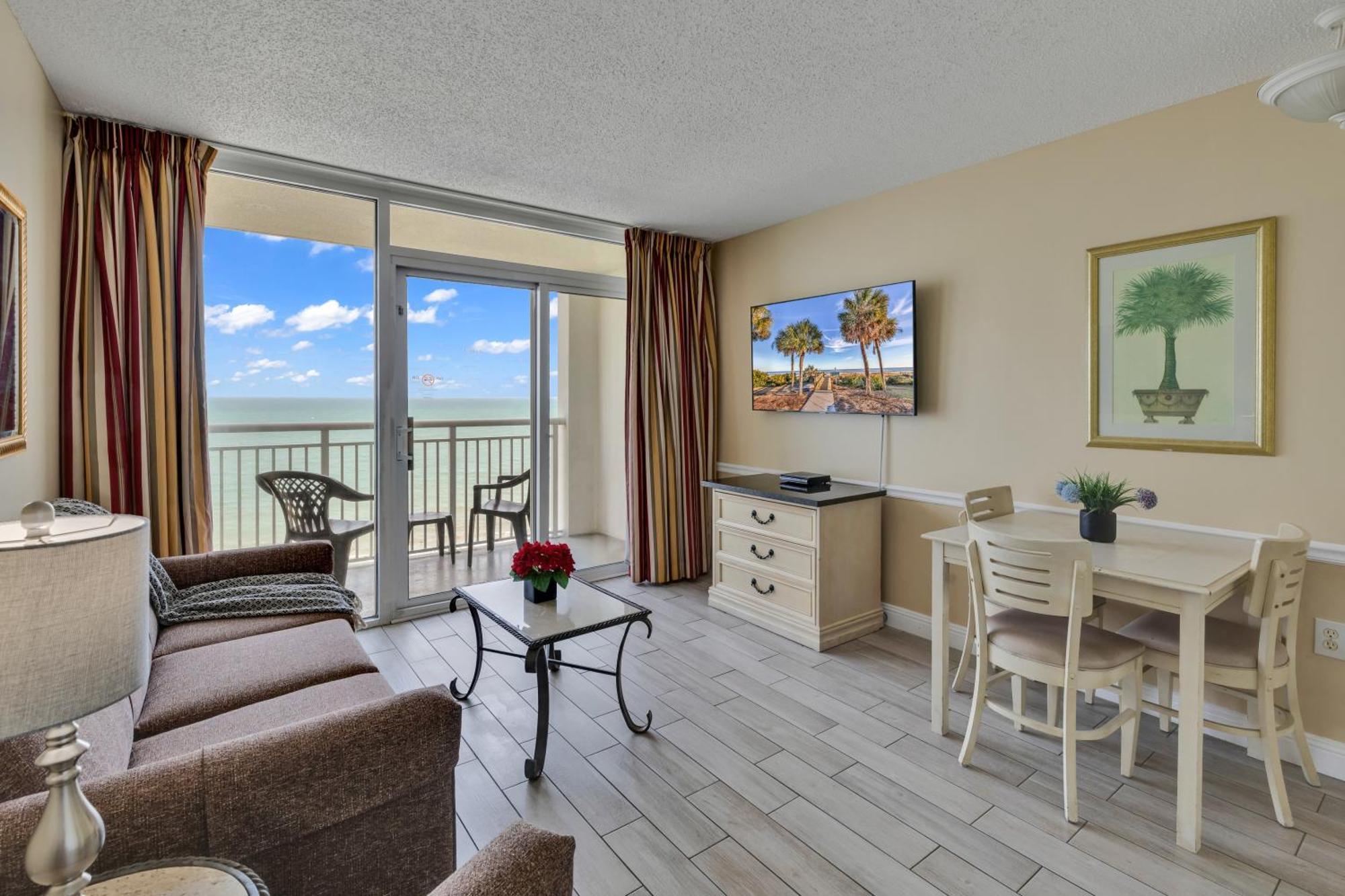 Oceanfront Condo Camelot By The Sea Миртл-Бич Экстерьер фото